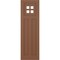 Ekena Millwork True Fit PVC San Antonio Mission Style Fixed Mount Shutters, Burnt Toffee, 12W x 44H, PR TFP001ST12X044BT - alternate 6